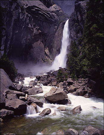 Lower Yosemite Falls, Yosemite National Park, CA